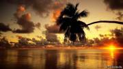 Закат на Сейшельских островах